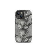 Acanthus Mollis (bear’s Breeches) - Karl Blossfeldt Iphone Case, 13 Mini / Matte, Black White Thistle-patterned Phone Case