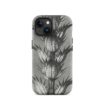 Acanthus Mollis (bear’s Breeches) - Karl Blossfeldt Iphone Case, 15 / Matte, Gray Phone Case Thistle Design