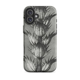 Acanthus Mollis (bear’s Breeches) - Karl Blossfeldt Iphone Case, 16 Plus / Matte, Gray Phone Case Thistle Design