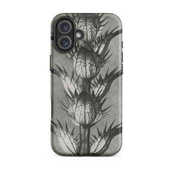 Acanthus Mollis (bear’s Breeches) - Karl Blossfeldt Iphone Case, 16 Plus / Matte, Gray Phone Case Thistle Design