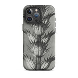 Acanthus Mollis (bear’s Breeches) - Karl Blossfeldt Iphone Case, 16 Pro Max / Matte, Gray Iphone Case Thorny Plant Design