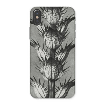 Acanthus Mollis (bear’s Breeches) - Karl Blossfeldt Iphone Case, x / Matte, Thistle-patterned Phone Case
