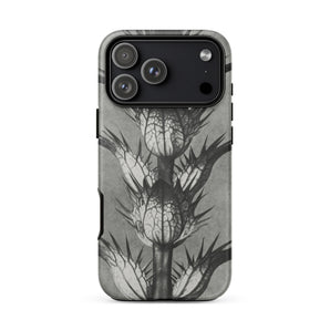 Acanthus Mollis (bear’s Breeches) - Karl Blossfeldt Phone Case Iphone 17 Pro Max / Matte Black White Thistle-patterned Otterbox Phone Case