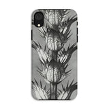 Acanthus Mollis (bear’s Breeches) - Karl Blossfeldt Phone Case Iphone Xr / Matte Monochrome Phone Case Thistle Design Karl Blossfeldt,