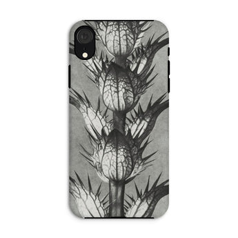 Acanthus Mollis (bear’s Breeches) - Karl Blossfeldt Phone Case Iphone Xr / Matte Monochrome Phone Case Thistle Design Karl Blossfeldt,