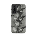 Acanthus Mollis (bear’s Breeches) - Karl Blossfeldt Phone Case Samsung Galaxy S21 Fe / Matte Black White Botanical Illustration Phone Case