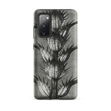 Acanthus Mollis (bear’s Breeches) - Karl Blossfeldt Samsung Case, Galaxy S20 Fe / Matte, Smartphone Case Black White Botanical Illustration