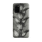 Acanthus Mollis (bear’s Breeches) Karl Blossfeldt Samsung Case, Galaxy S20 Plus / Matte, Smartphone Case Black White Illustration Spiky