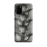 Acanthus Mollis (bear’s Breeches) - Karl Blossfeldt Samsung Case, Galaxy S20 Plus / Matte, Smartphone Case Black White Illustration Spiky
