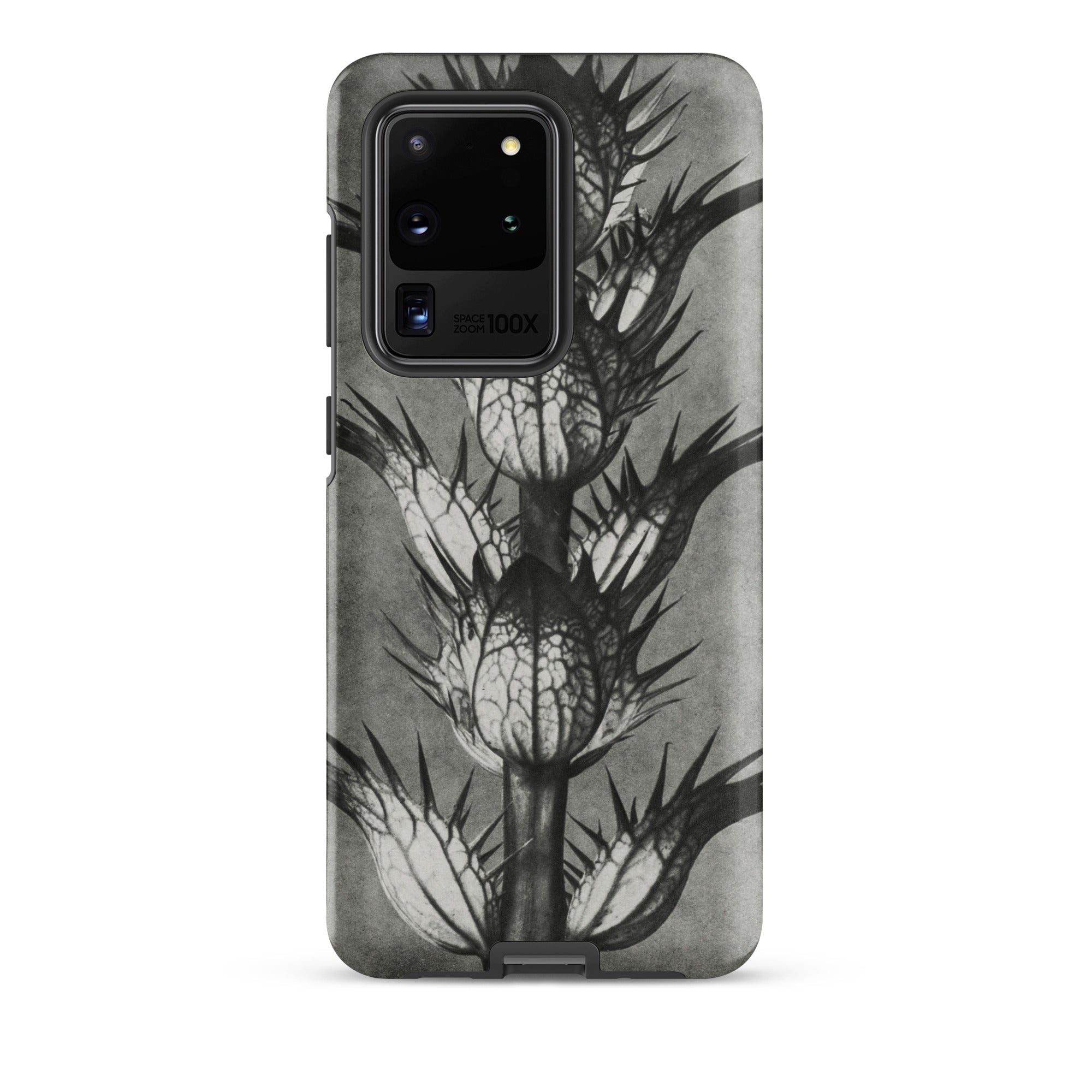 Acanthus Mollis (bear’s Breeches) Karl Blossfeldt Samsung Case, Galaxy S20 Ultra / Matte, Black White Patterned Smartphone Case