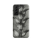 Acanthus Mollis (bear’s Breeches) Karl Blossfeldt Samsung Case, Galaxy S21 Fe / Matte, Black White Phone Case Thorny Plant Design