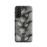 Acanthus Mollis (bear’s Breeches) - Karl Blossfeldt Samsung Case, Galaxy S21 / Matte, Black White Patterned Phone Case Vertical Camera