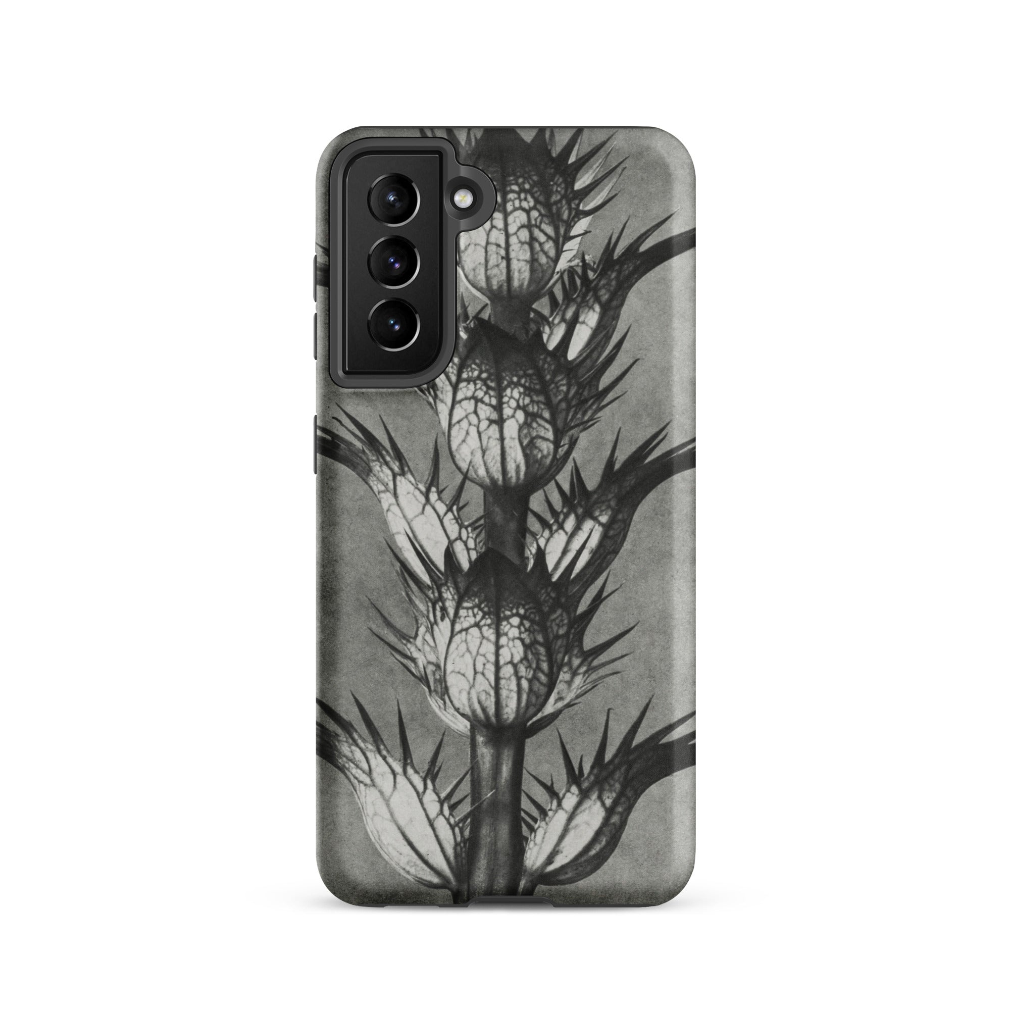 Acanthus Mollis (bear’s Breeches) Karl Blossfeldt Samsung Case, Galaxy S21 / Matte, Black White Patterned Phone Case Vertical Camera Cutout