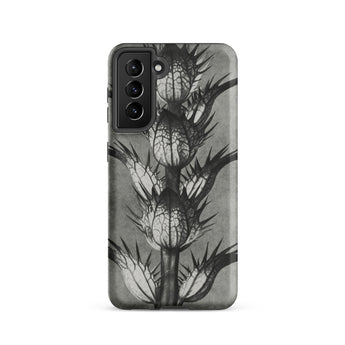 Acanthus Mollis (bear’s Breeches) - Karl Blossfeldt Samsung Case, Galaxy S21 / Matte, Black White Patterned Phone Case Vertical Camera