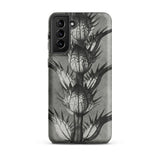 Acanthus Mollis (bear’s Breeches) - Karl Blossfeldt Samsung Case, Galaxy S21 Plus / Matte, Grey Phone Case Black White Thistle Plant Design
