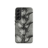 Acanthus Mollis (bear’s Breeches) - Karl Blossfeldt Samsung Case, Galaxy S22 / Matte, Black White Thistle-inspired Smartphone Case