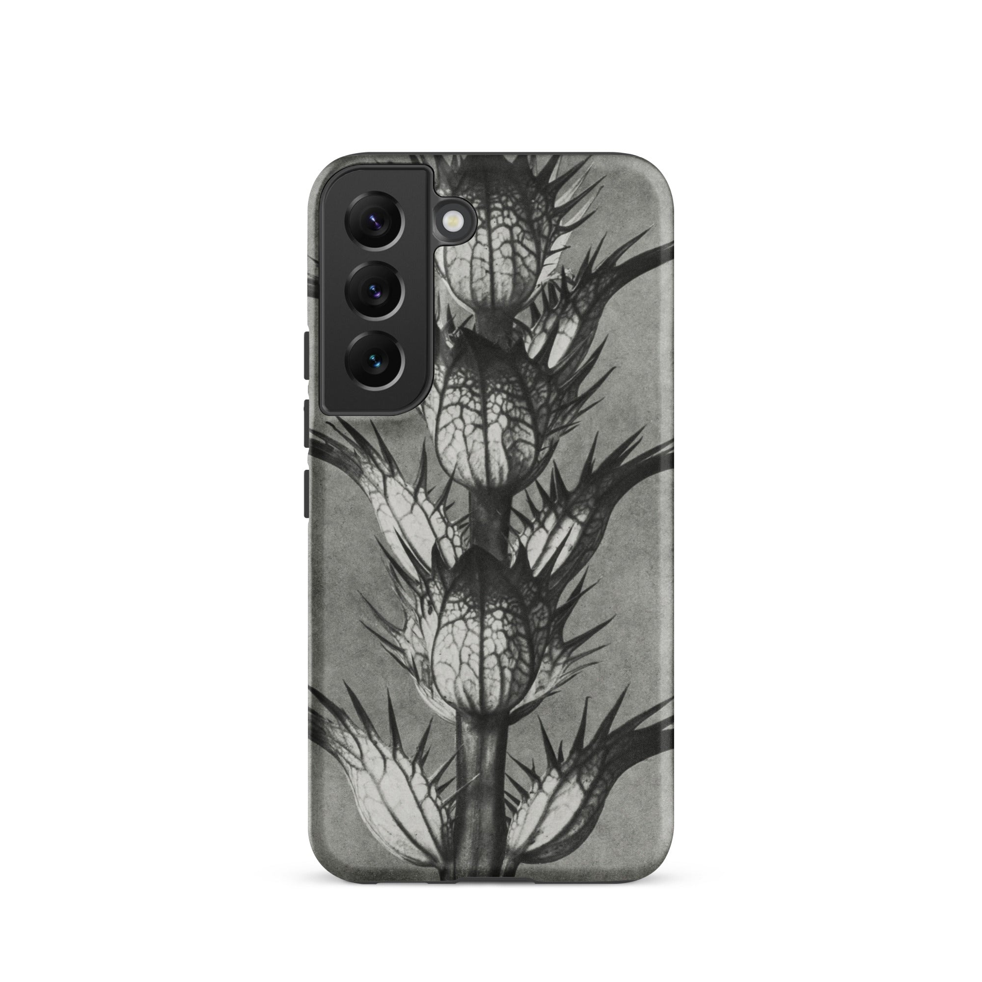 Acanthus Mollis (bear’s Breeches) Karl Blossfeldt Samsung Case, Galaxy S22 / Matte, Black White Thistle Inspired Smartphone Case