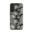 Acanthus Mollis (bear’s Breeches) Karl Blossfeldt Samsung Case, Galaxy S22 Plus / Matte, Black White Thistle Plant Design Smartphone Case