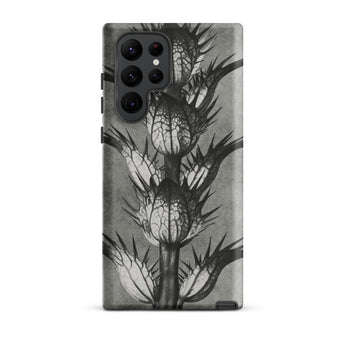 Acanthus Mollis (bear’s Breeches) - Karl Blossfeldt Samsung Case, Galaxy S22 Ultra / Matte, Black White Thistle Plant Design Smartphone Case