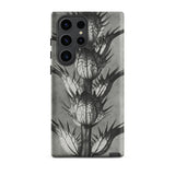 Acanthus Mollis (bear’s Breeches) - Karl Blossfeldt Samsung Case, Galaxy S23 Ultra / Matte, Smartphone Case Black White Botanical