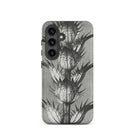 Acanthus Mollis (bear’s Breeches) Karl Blossfeldt Samsung Case, Galaxy S24 / Matte, Black White Thistle Plant Design Smartphone Case