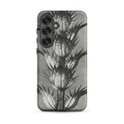 Acanthus Mollis (bear’s Breeches) Karl Blossfeldt Samsung Case, Galaxy S25 Plus / Matte, Black White Thistle Patterned Phone Case
