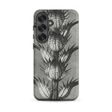 Acanthus Mollis (bear’s Breeches) - Karl Blossfeldt Samsung Case, Galaxy S25 Plus / Matte, Black White Thistle-patterned Phone Case