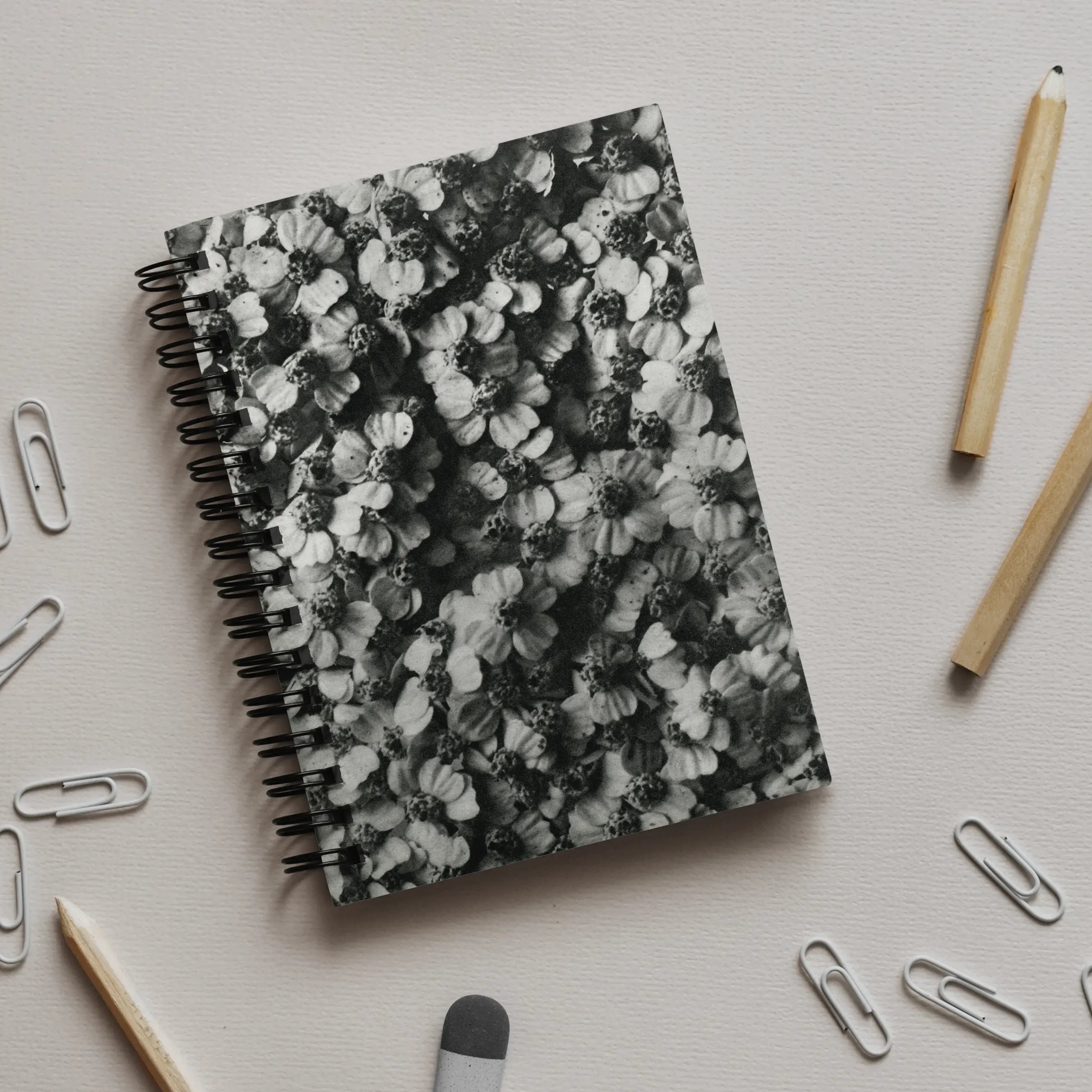 Achillea Millefolium (common Yarrow) - Karl Blossfeldt Notebook - A5 / Graph - Notebooks & Notepads - Aesthetic Art