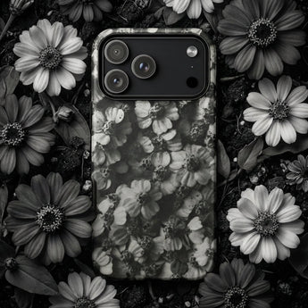 Achillea Millefolium (common Yarrow) - Karl Blossfeldt Phone Case Black White Floral-patterned Phone Case Matte Finish Designed Karl