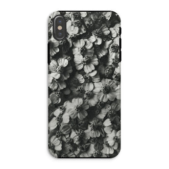 Achillea Millefolium (common Yarrow) - Karl Blossfeldt Phone Case Iphone Xs / Matte Phone Case Black White Floral Pattern Karl Blossfeldt,