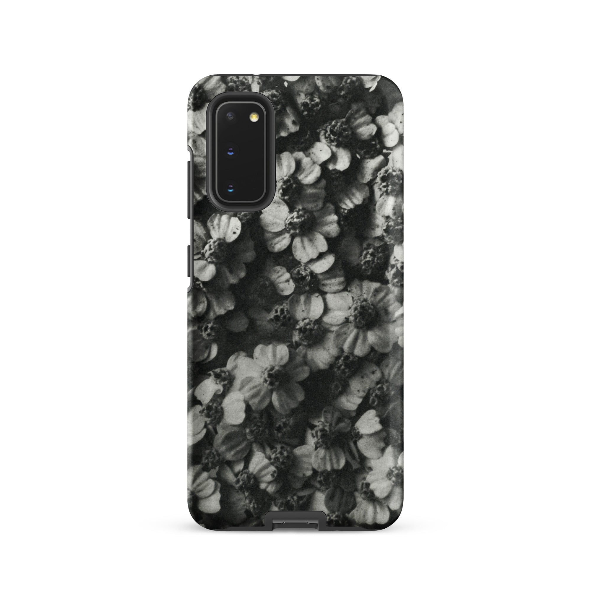 Achillea Millefolium (common Yarrow) Karl Blossfeldt Samsung Case, Galaxy S20 / Matte, Smartphone Case Black White Floral Pattern