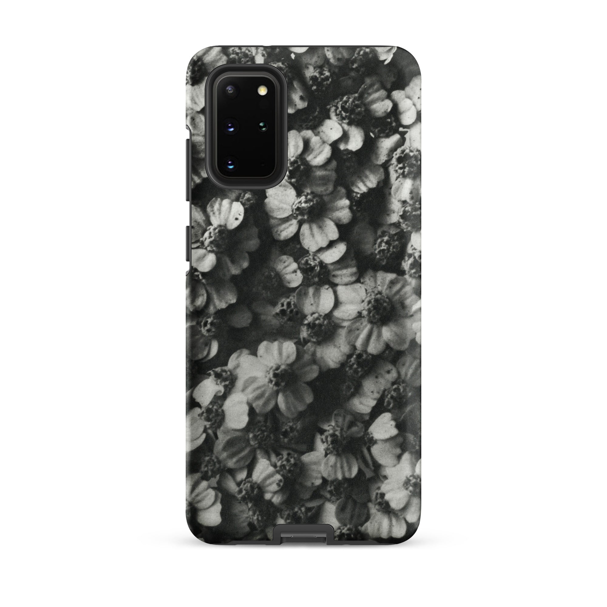 Achillea Millefolium (common Yarrow) Karl Blossfeldt Samsung Case, Galaxy S20 Plus / Matte, Smartphone Black White Floral Pattern Case