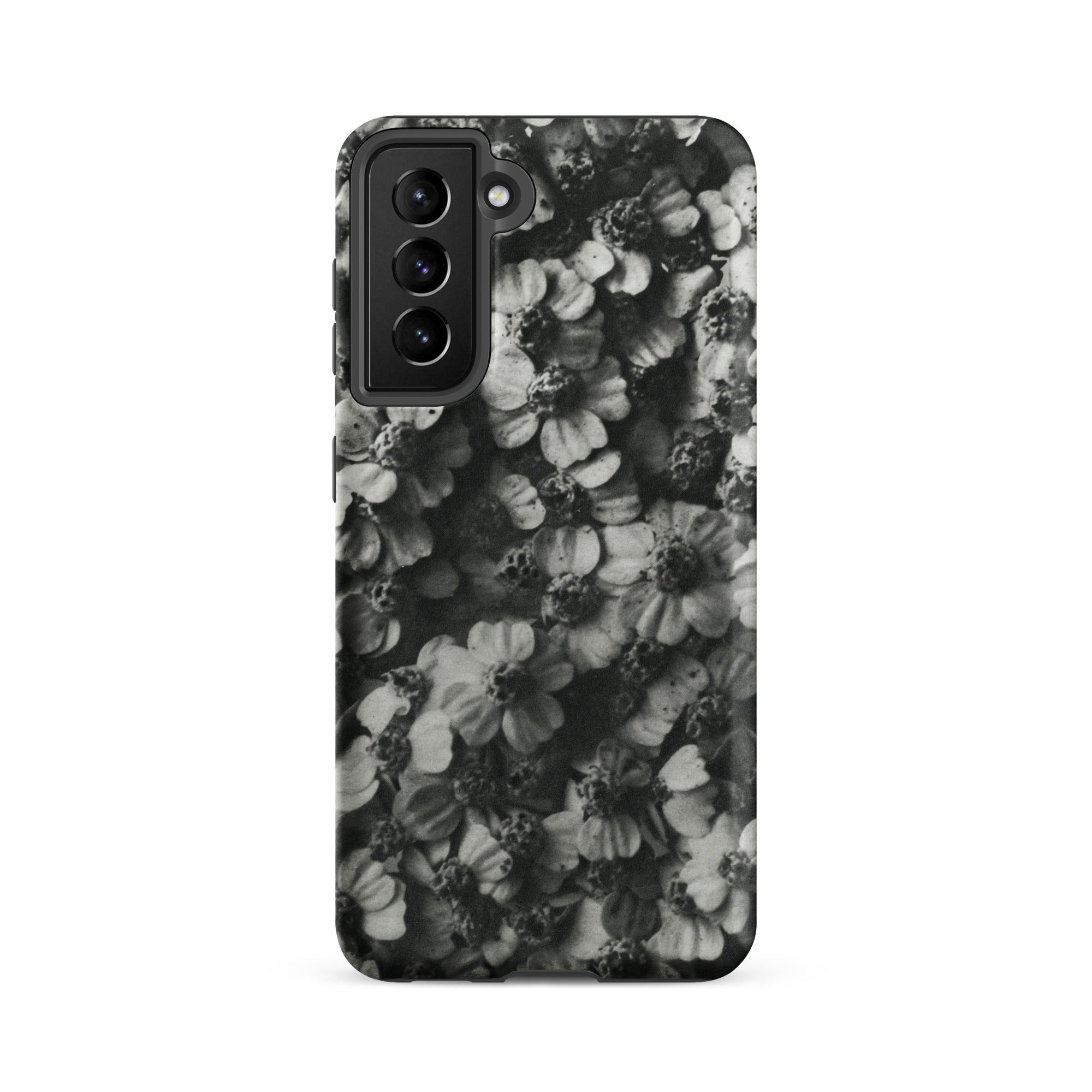 Achillea Millefolium (common Yarrow) Karl Blossfeldt Samsung Case, Galaxy S21 Fe / Matte, Black White Floral Patterned Phone Case Triple