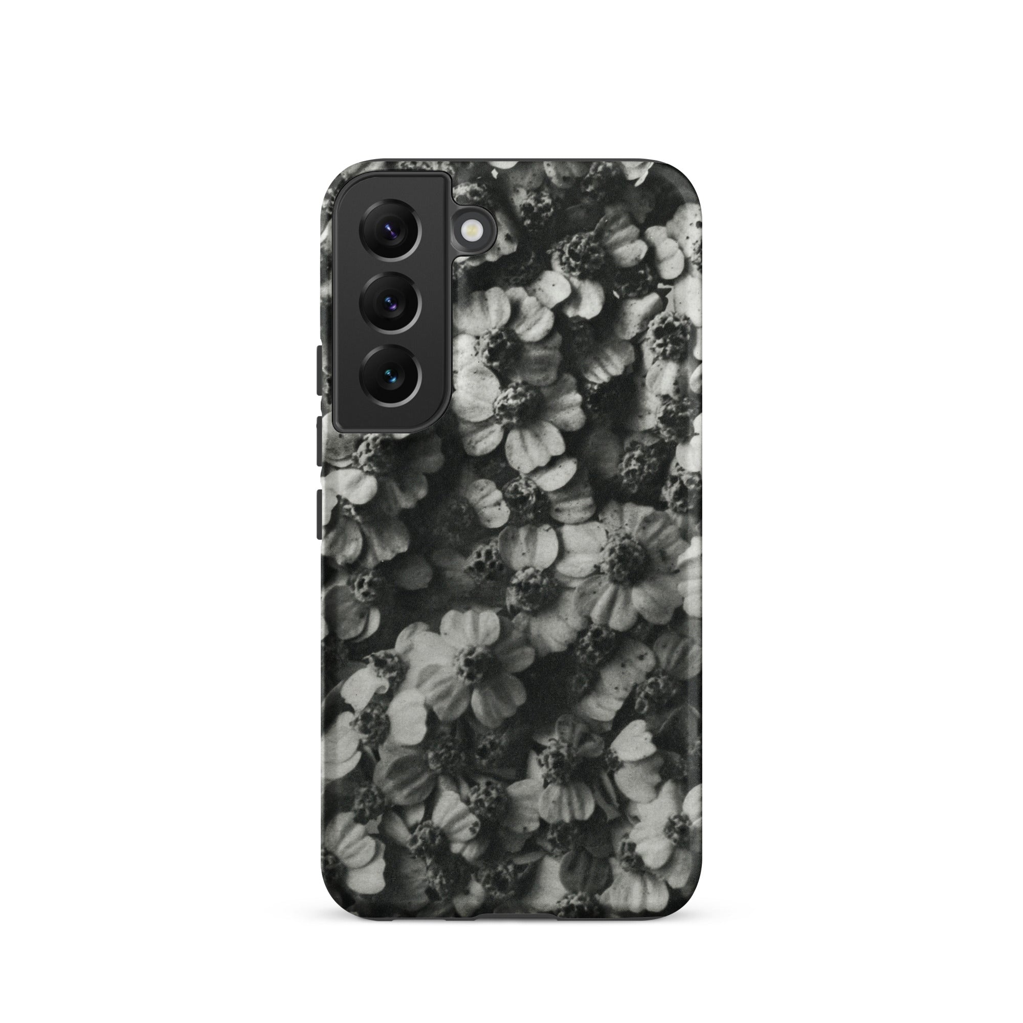 Achillea Millefolium (common Yarrow) Karl Blossfeldt Samsung Case, Galaxy S22 / Matte, Smartphone Black White Floral Patterned Case