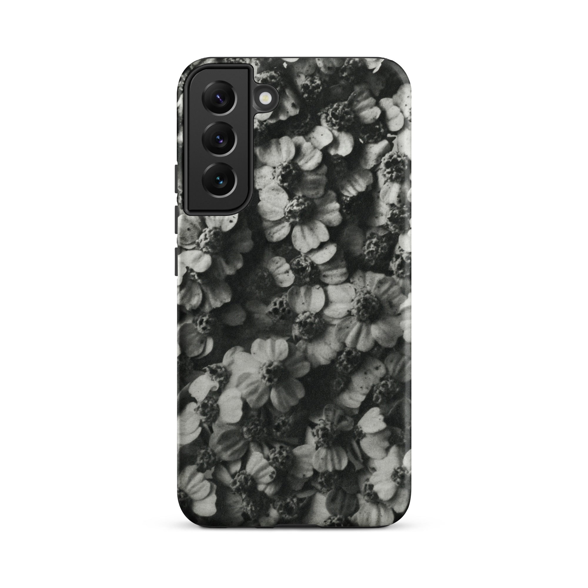 Achillea Millefolium (common Yarrow) Karl Blossfeldt Samsung Case, Galaxy S22 Plus / Matte, Black White Floral Patterned Smartphone Case