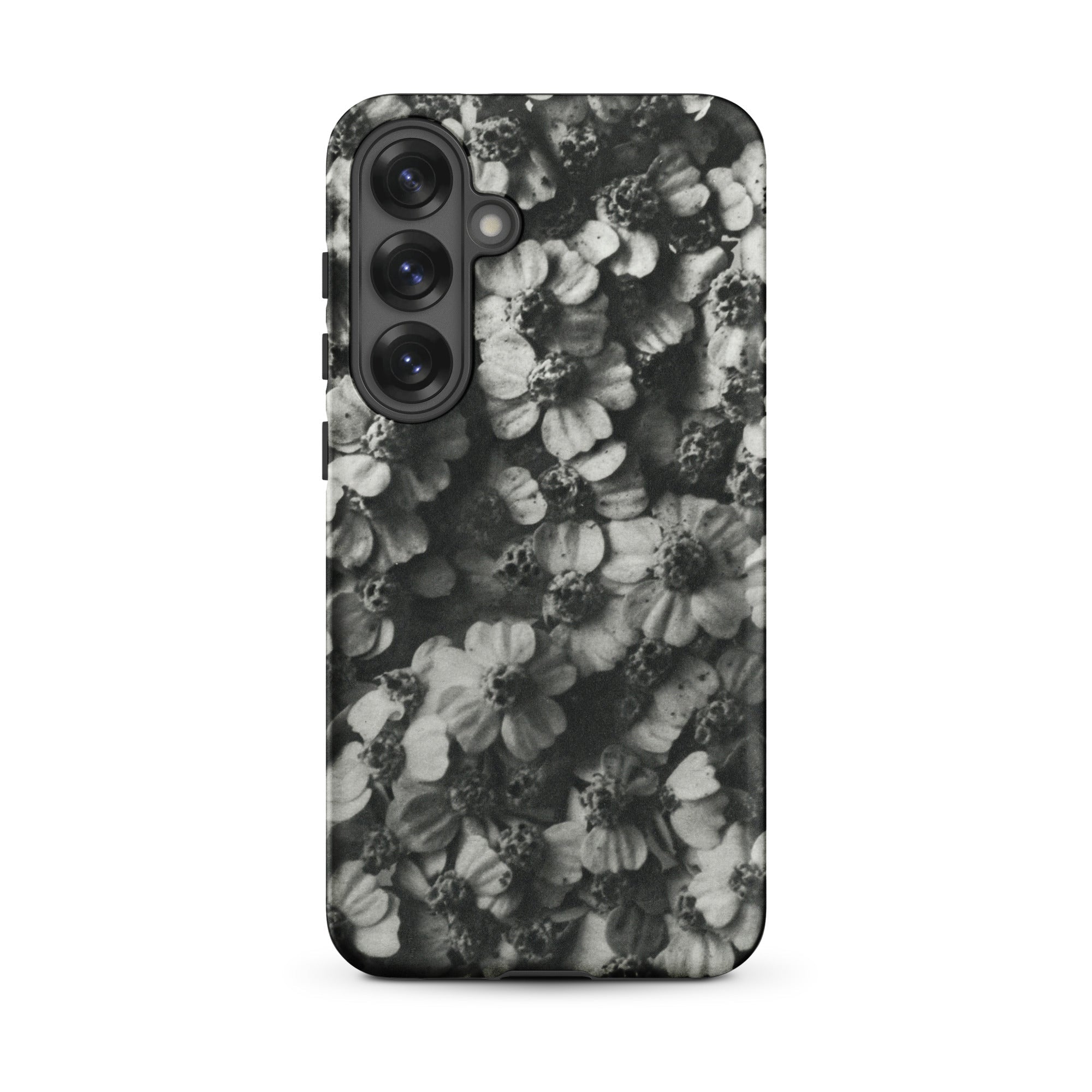 Achillea Millefolium (common Yarrow) Karl Blossfeldt Samsung Case, Galaxy S25 Plus / Matte, Smartphone Case Black White Floral Pattern