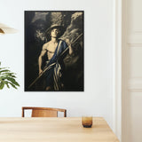 Achillean Beat - Gay Explorer Framed Canvas, Framed Classical Painting