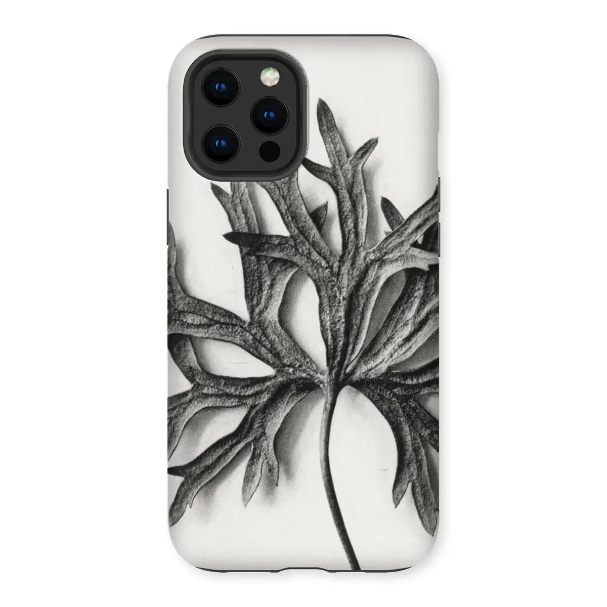 Aconitum Anthora (yellow Monkshood Leaf) - Karl Blossfeldt Tough Phone Case - Iphone 13 Pro Max / Matte - Mobile Phone