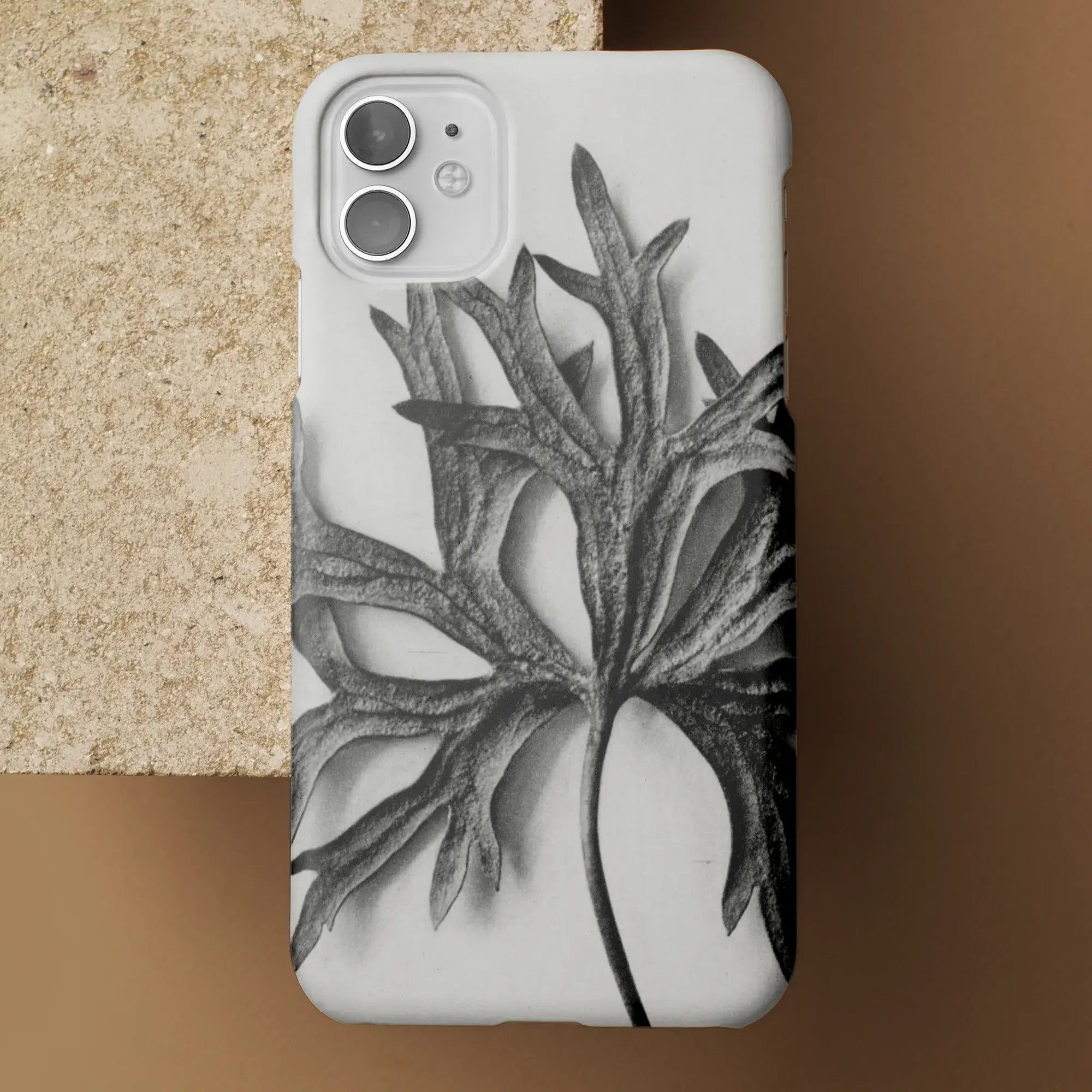 Aconitum Anthora (yellow Monkshood Leaf) - Karl Blossfeldt Tough Phone Case - Mobile Phone Cases - Aesthetic Art