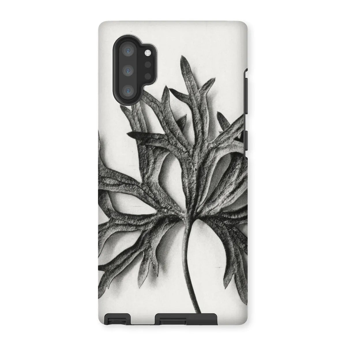 Aconitum Anthora (yellow Monkshood Leaf) - Karl Blossfeldt Tough Phone Case - Samsung Galaxy Note 10p / Matte - Mobile