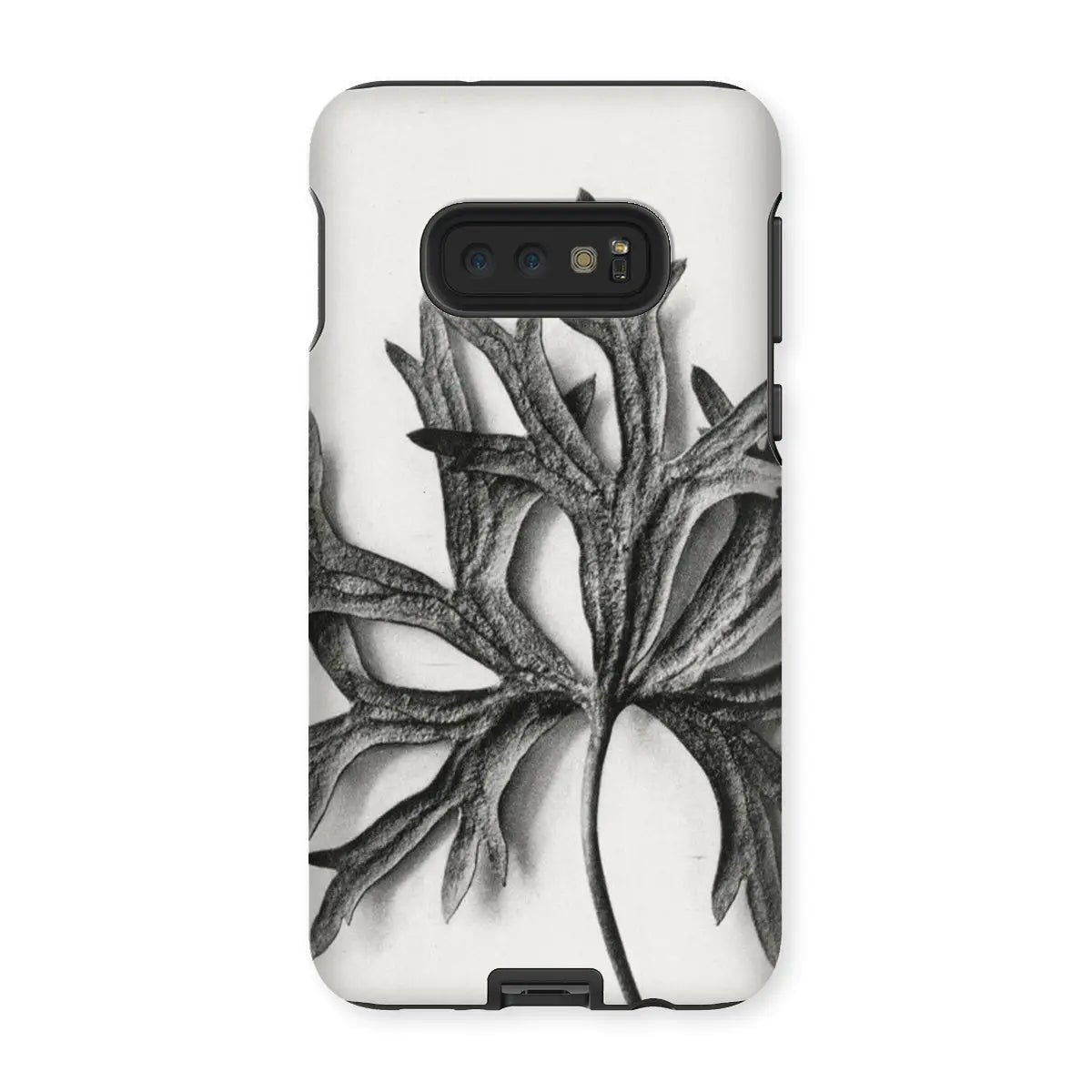 Aconitum Anthora (yellow Monkshood Leaf) - Karl Blossfeldt Tough Phone Case - Samsung Galaxy S10e / Matte - Mobile