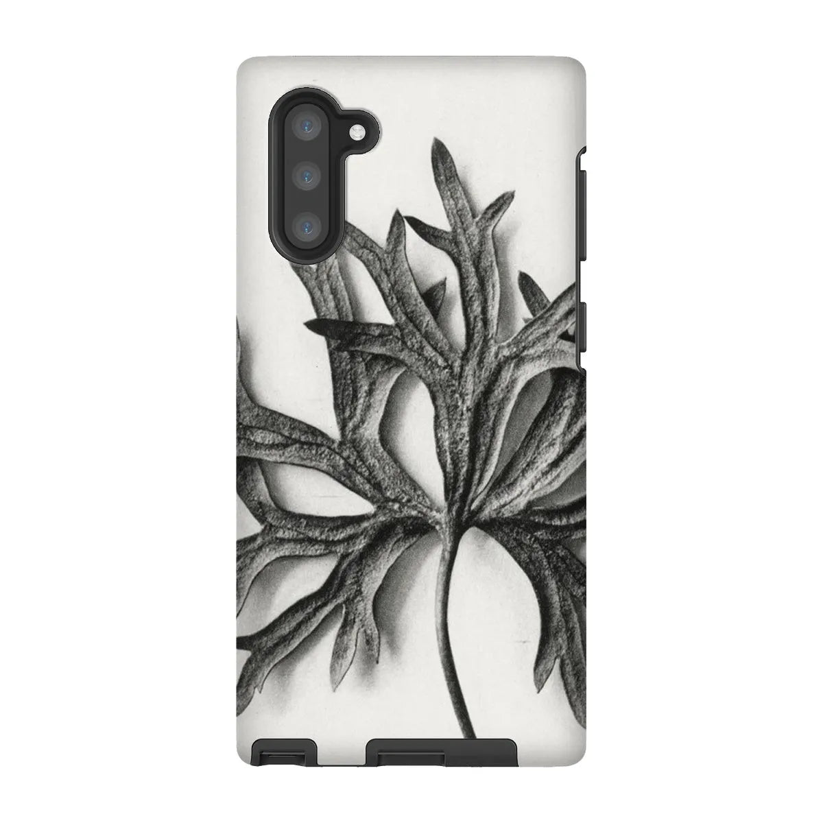 Aconitum Anthora (yellow Monkshood Leaf) By Karl Blossfeldt Tough Phone Case - Samsung Galaxy Note 10 / Matte - Mobile