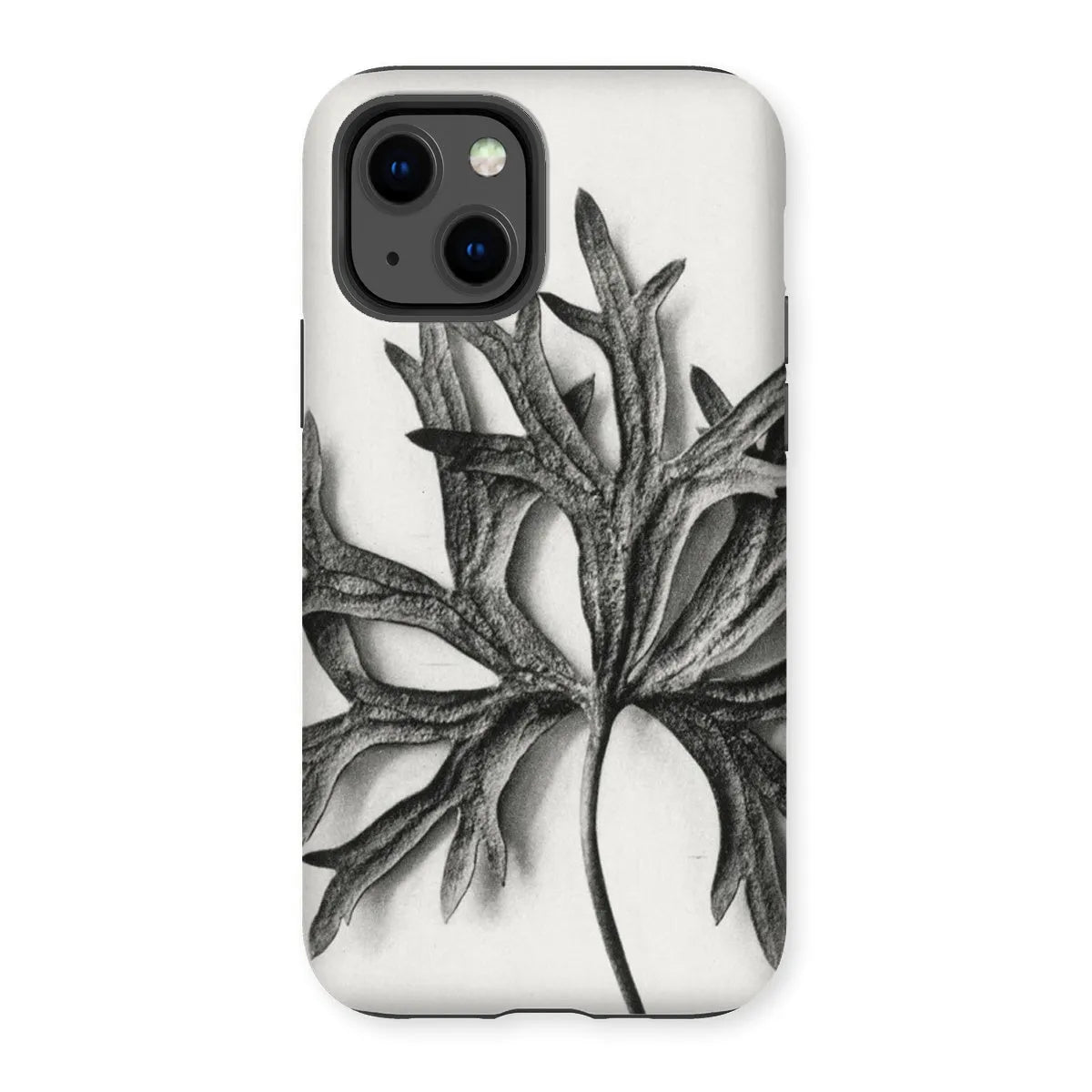 Aconitum Anthora (yellow Monkshood Leaf) By Karl Blossfeldt Tough Phone Case - Iphone 13 / Matte - Mobile Phone Cases