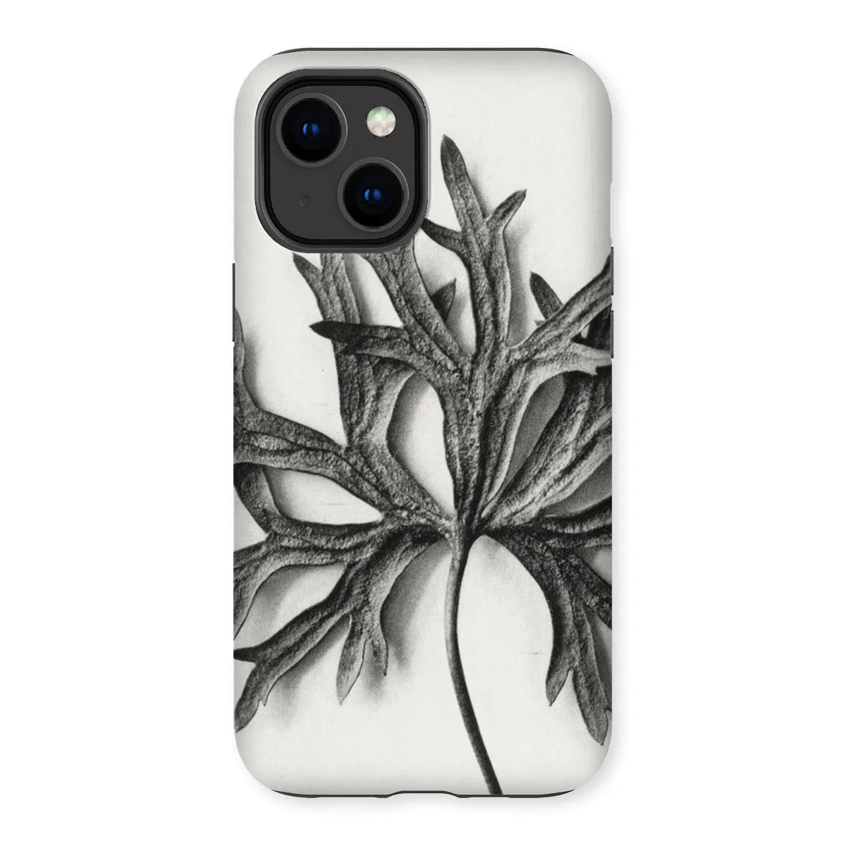 Aconitum Anthora (yellow Monkshood Leaf) By Karl Blossfeldt Tough Phone Case - Iphone 14 Plus / Matte - Mobile Phone
