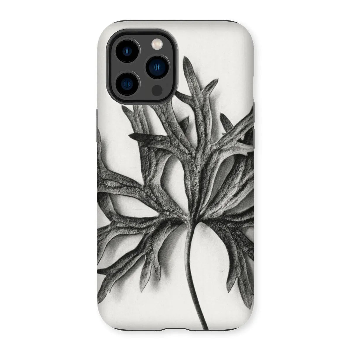 Aconitum Anthora (yellow Monkshood Leaf) By Karl Blossfeldt Tough Phone Case - Iphone 14 Pro Max / Matte - Mobile Phone
