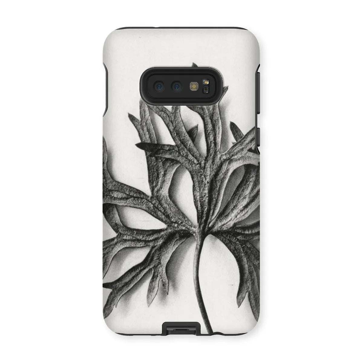 Aconitum Anthora (yellow Monkshood Leaf) By Karl Blossfeldt Tough Phone Case - Samsung Galaxy S10e / Matte - Mobile