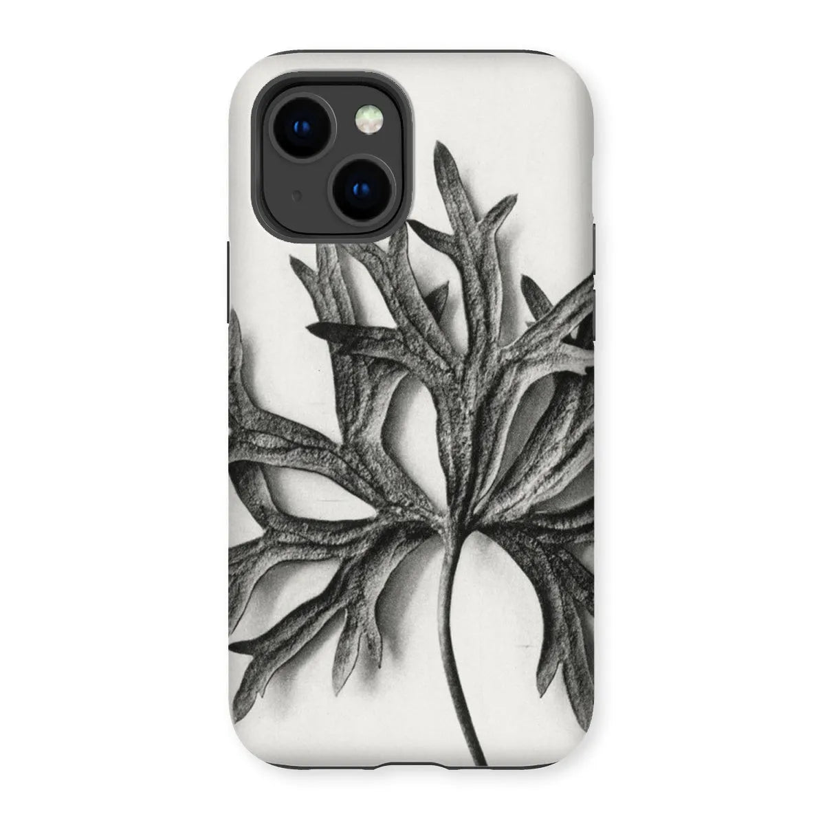 Aconitum Anthora (yellow Monkshood Leaf) By Karl Blossfeldt Tough Phone Case - Iphone 14 / Matte - Mobile Phone Cases