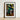 Black-framed Art Print Stylized Green-clad Figure Seated Expressive Max Beckmann’s Acrobat, Performer’s Taut Physicality, German
