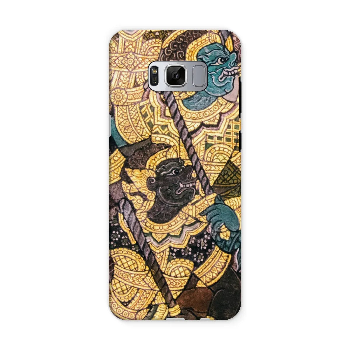 Action Men - Ancient Thai Temple Art Phone Case - Samsung Galaxy S8 / Matte - Mobile Phone Cases - Aesthetic Art