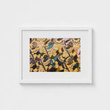 Action Men - Ancient Thai Temple Art Print / Canvas Vibrant Fresco, Tumultuous Battle Scene, Prints